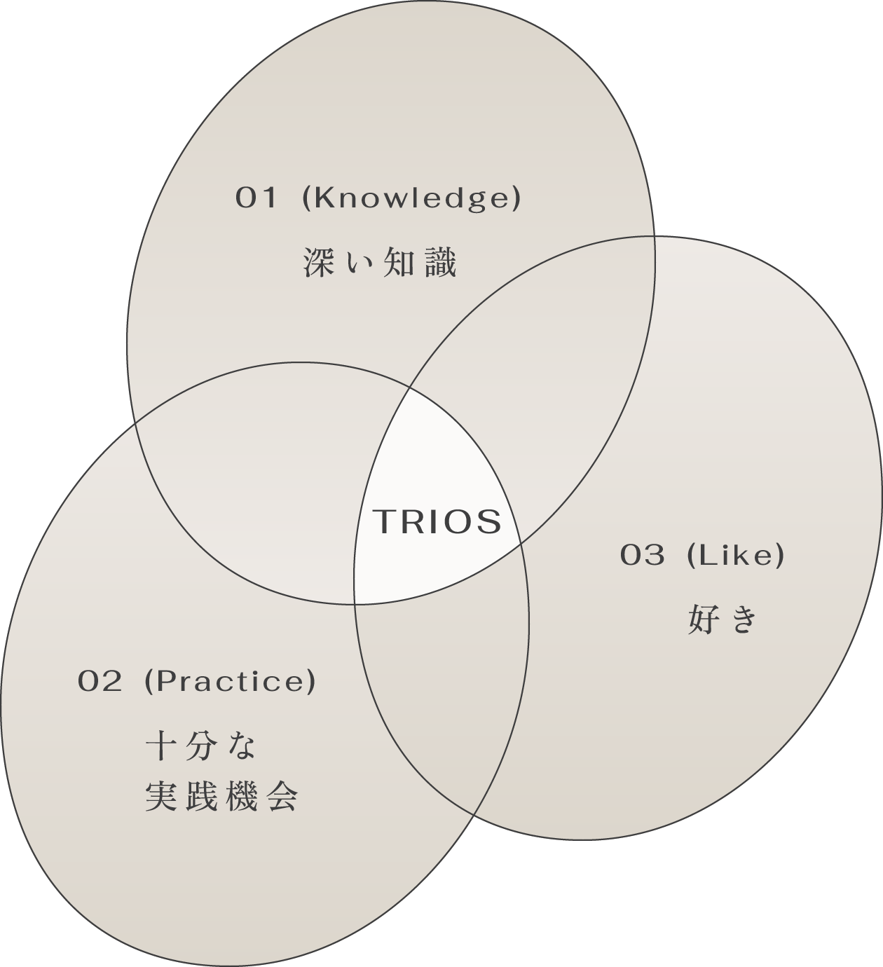 TRIOS nail school について 図